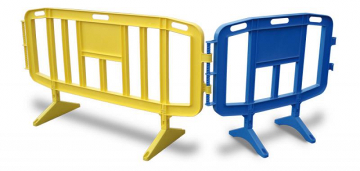 Barrière plastique accrochable